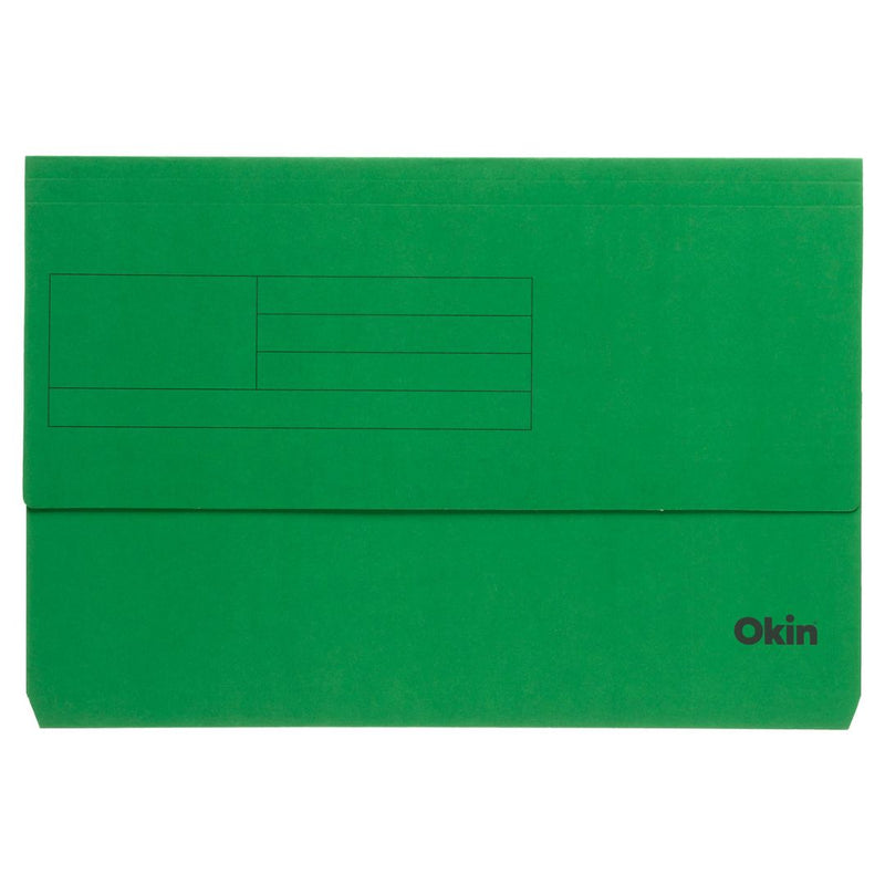 Okin Card Foolscap Document Wallets