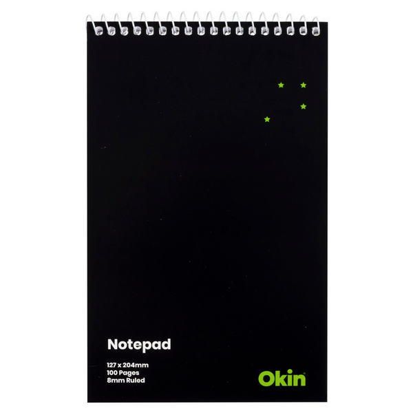 Okin Spiral A5 Soft Cover Notepads - Pack Of 3#Pages_100