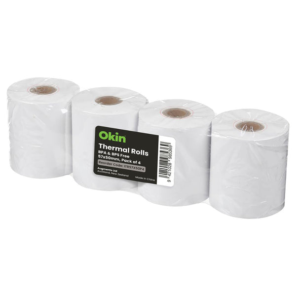 Okin Thermal Roll 57x50mm Pack Of 4