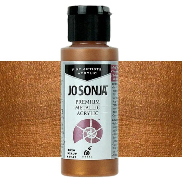 Jo Sonja 60ml Metallic Paints#Colour_AZTEC GOLD