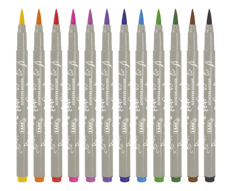 Jovi Lettering Brush Markers Set of 12