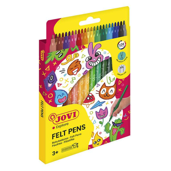 Jovi Washable Felt-tip Pens Set of 24