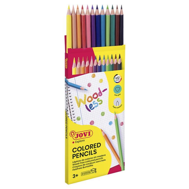 Jovi Woodless Colour Pencils Set of 12