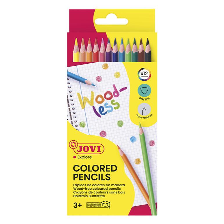 Jovi Woodless Colour Pencils Set of 12