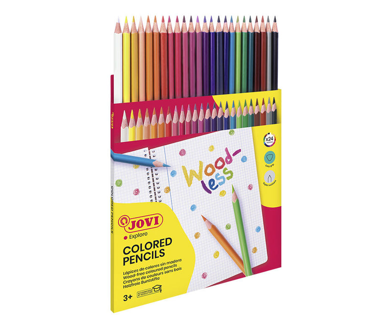 Jovi Woodless Colour Pencils Set of 24