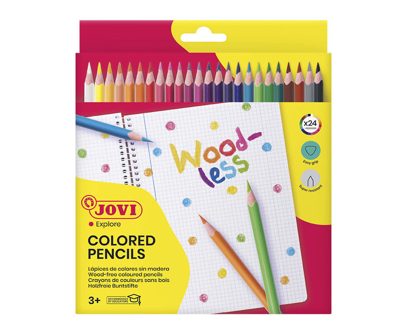 Jovi Woodless Colour Pencils Set of 24