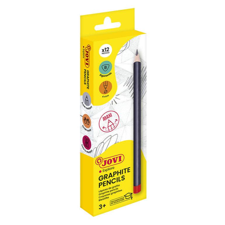 Jovi Trigraph Maxi Pencil Grade B Set of 12