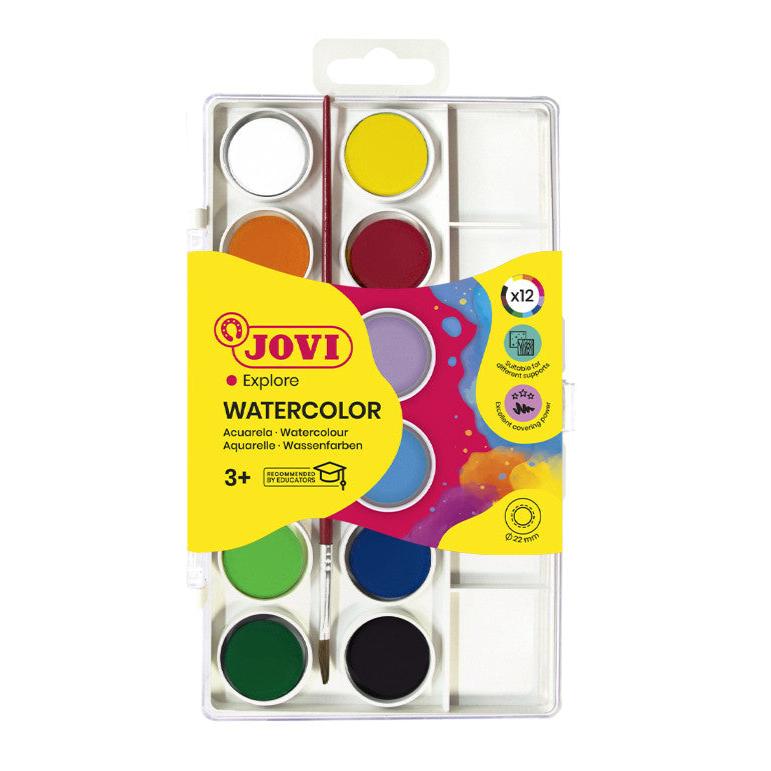 Jovi Watercolour Tablets Set of 12