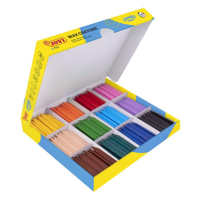 Jovi Triwax Triangular Shaped Crayons Set of 300