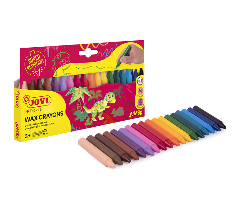 Jovi Wax Crayons Pack of 18