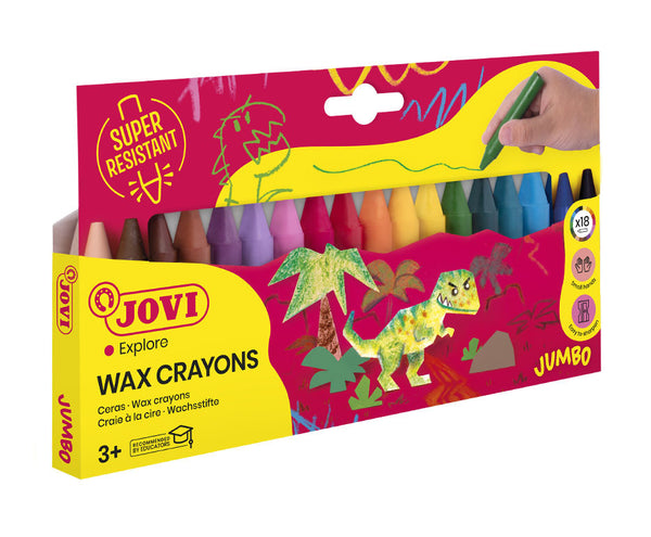 Jovi Wax Crayons Pack of 18