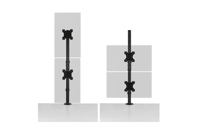 Kensington Universal Vertical Stacking Dual Monitor Arm
