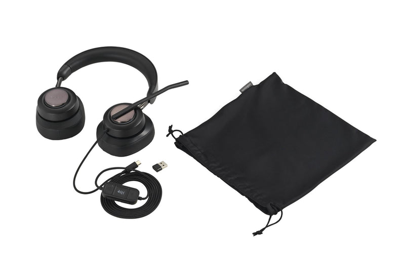 Kensington H2000 USB-C Over Ear Wired Black Headset
