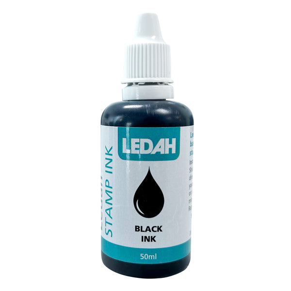 Ledah 50ml Stamp Inks#Colour_BLACK