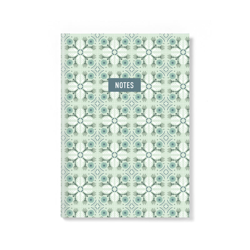 Letts A5 Morocco Green Notebook