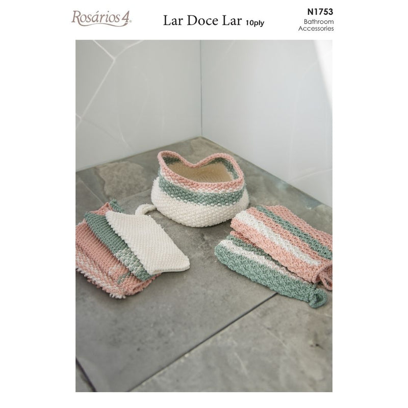 Naturally Pattern Leaflet Rosarios 4 Lar Doce Lar Bathroom Accessories N1753