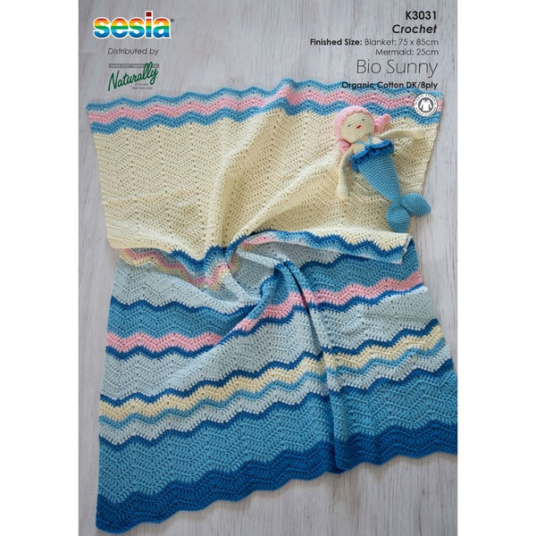 Naturally Pattern Leaflet Sesia Bio Sunny Kids/Blanket & Toy K3031