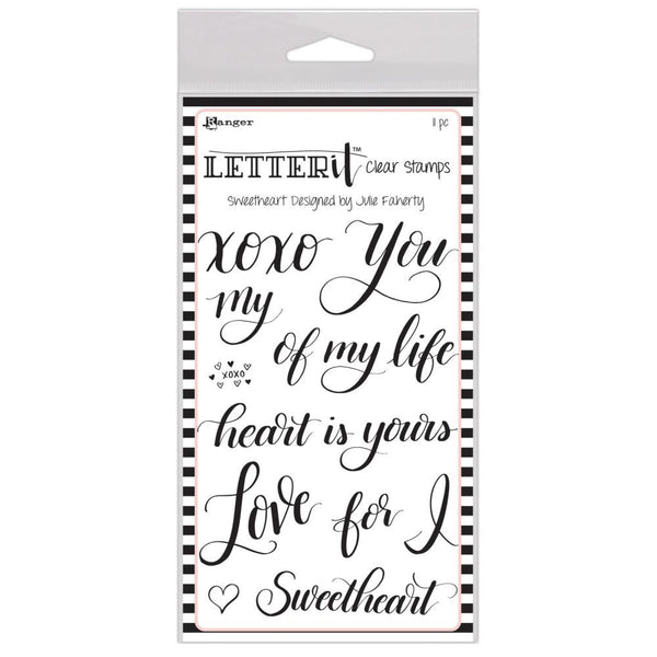 Ranger Letter It 4 INCH x 6 INCH Stamp Set Sweetheart