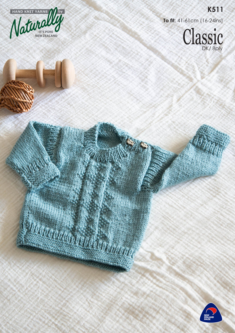 Naturally Pattern Classic DK Pattern Kids/Sweater K511