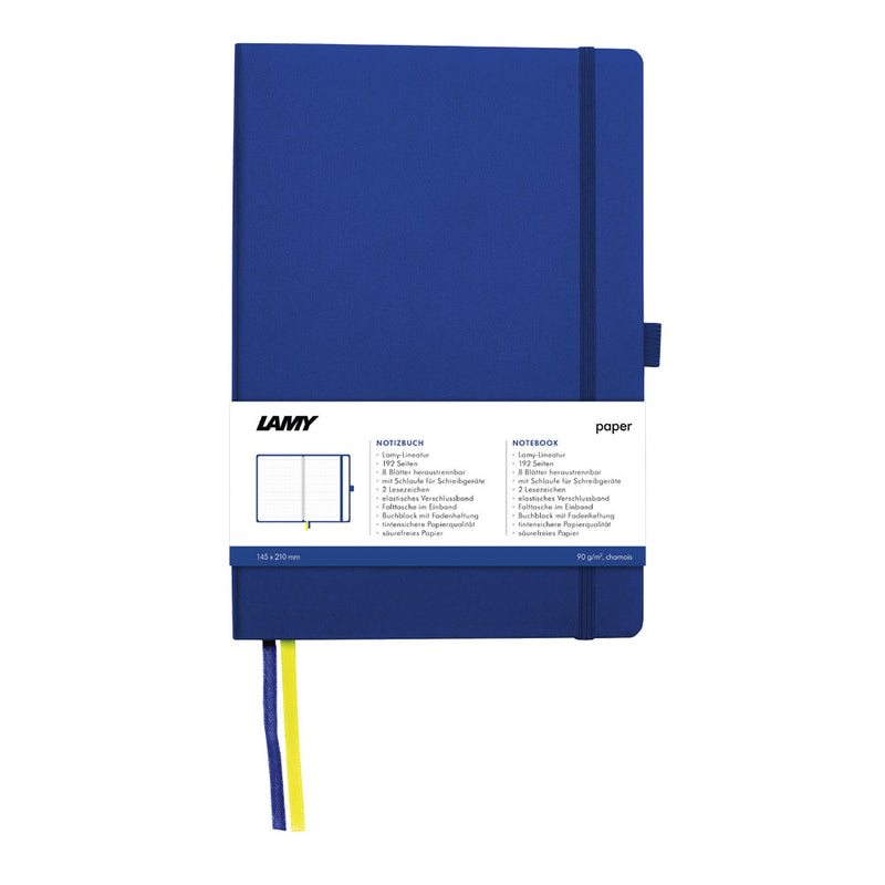 Lamy A5 Soft Cover Notebook + Fountain Pen Gift Set Blue