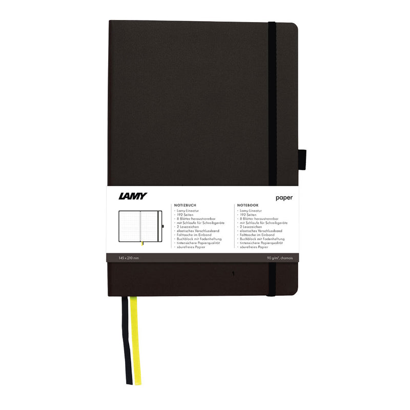 Lamy A5 Soft Cover Notebook + Fountain Pen Gift Set Charcoal