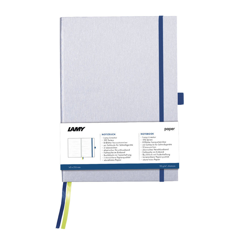 Lamy A6 Hard Cover Notebook + Fountain Pen Gift Set Ocean Blue