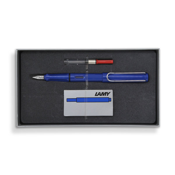 Lamy E191 Fountain Pen Gift Set Blue