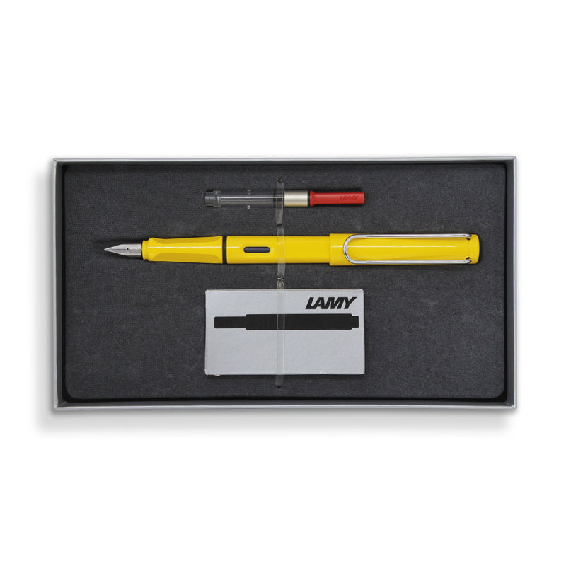 Lamy E191 Fountain Pen Gift Set Yellow