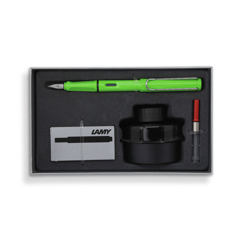 Lamy E193 Fountain Pen Gift Set Green