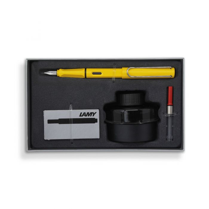 Lamy E193 Fountain Pen Gift Set Yellow