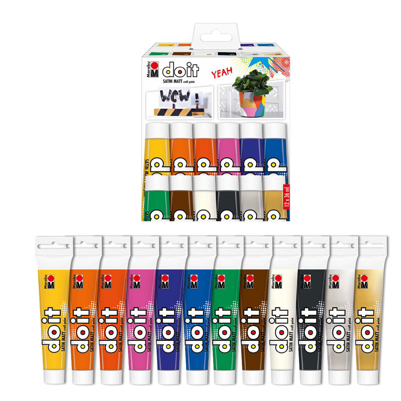 Marabu Do It Craft Paint Set 12x36ml