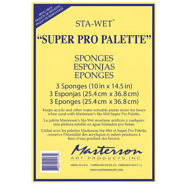 Masterson Super Pro Sponge Refill Pack Of 3