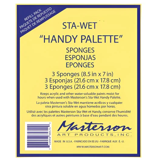 Masterson Handy Palette Sponge Refills Pack of 3