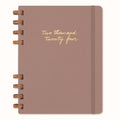 Moleskine 12 Month Spiral Planner HC XL#Colour_CRUSHED ALMOND