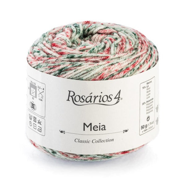 Rosarios 4 Meia Sock Yarn Print 4ply