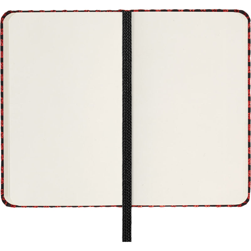 Moleskine LE Shine Metallic Red XS Plain Hard Cover Notebook with Gift Box