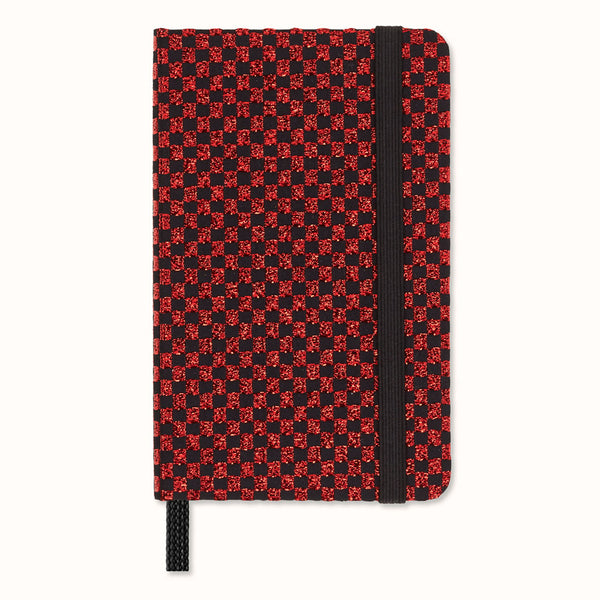 Moleskine LE Shine Metallic Red XS Plain Hard Cover Notebook with Gift Box