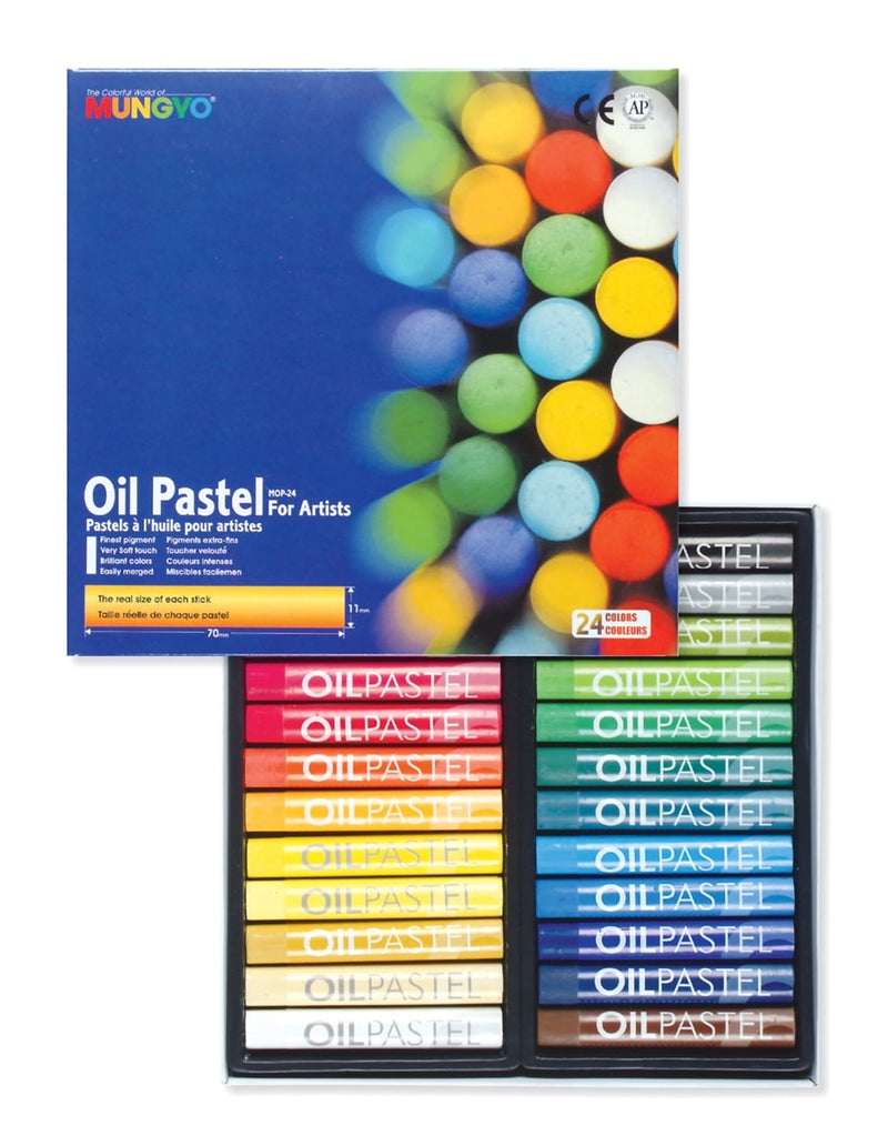 Mungyo Artists' Oil Pastel Set of 24