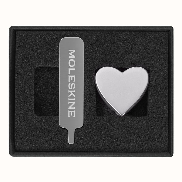 Moleskine Silver Pins#Design_HEART