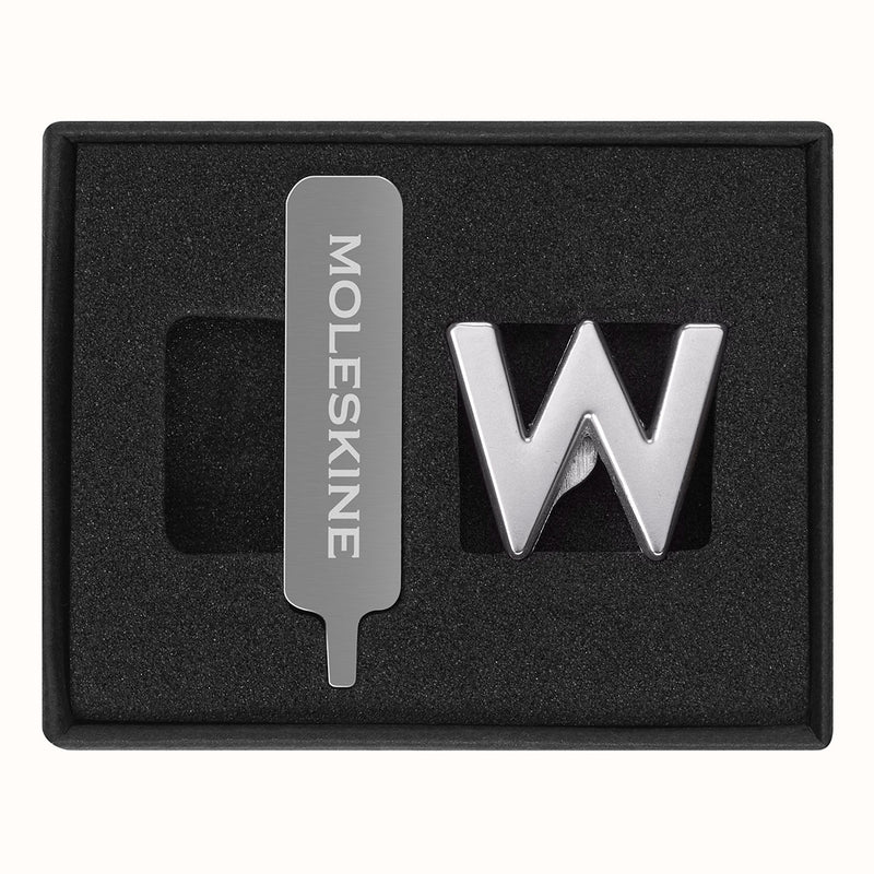 Moleskine A-Z Silver Letter Pins