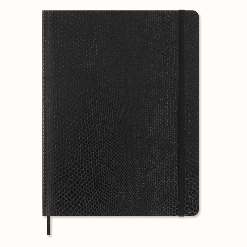 Moleskine LE Vegea Boa Black Extra Large Ruled Soft Cover Notebook with Gift Box