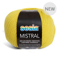 Sesia Mistral Merino Yarn 4ply#Colour_COOL YELLOW (4723) - NEW