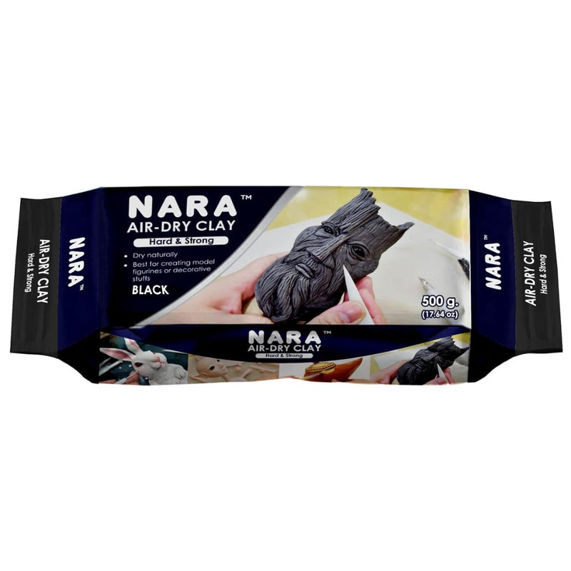 Nara Air-Dry Clay 500g Black