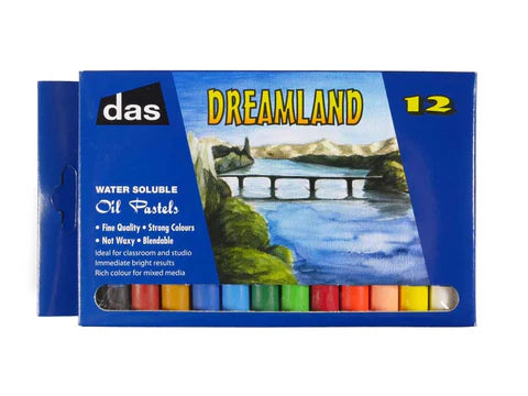 Das Dreamland Water Soluble Oil Pastels Pack of 12