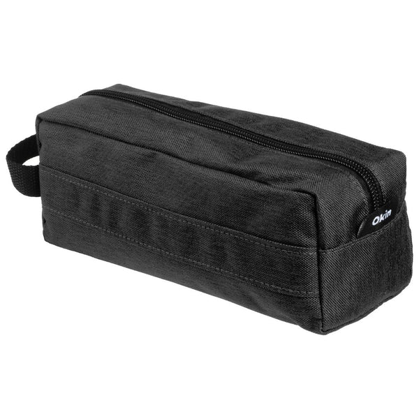 Okin Pencil Case Barrel 1 Zip Black