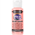 Decoart Americana Neon Lights Paints 2oz#Colour_PEACH PUNCH