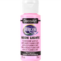 Decoart Americana Neon Lights Paints 2oz#Colour_PINK EXPLOSION