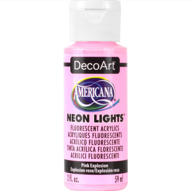 Decoart Americana Neon Lights Paints 2oz