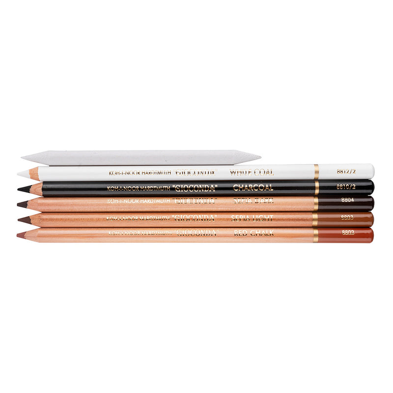 Koh-I-Noor Gioconda Pencils & Blender Set Of 5