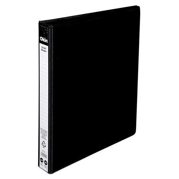 Okin Insert Binder A4 4D 25mm#Colour_BLACK